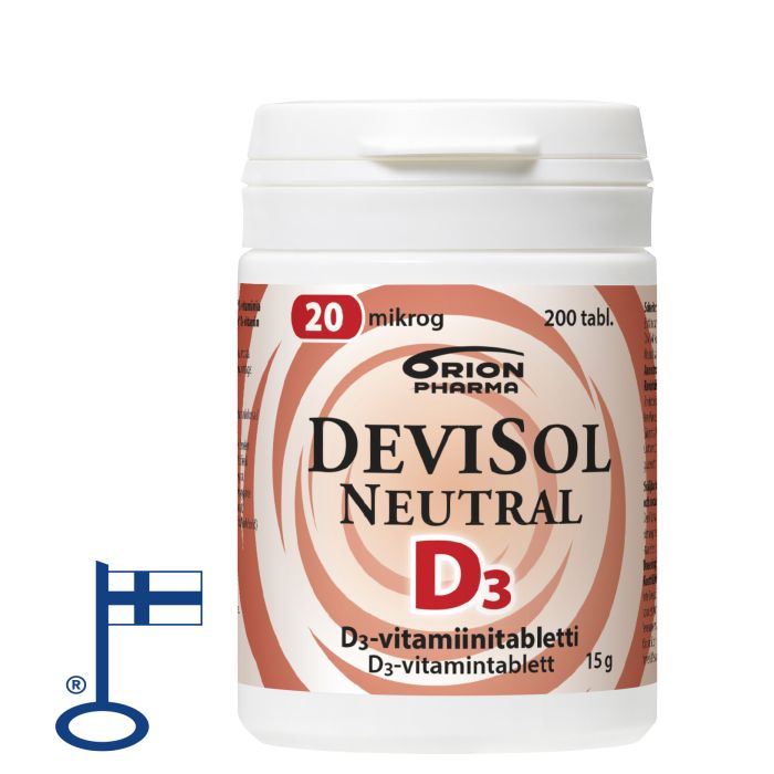 Devisol Neutral 20 mikrog nieltävä 200 tabl kuva 2