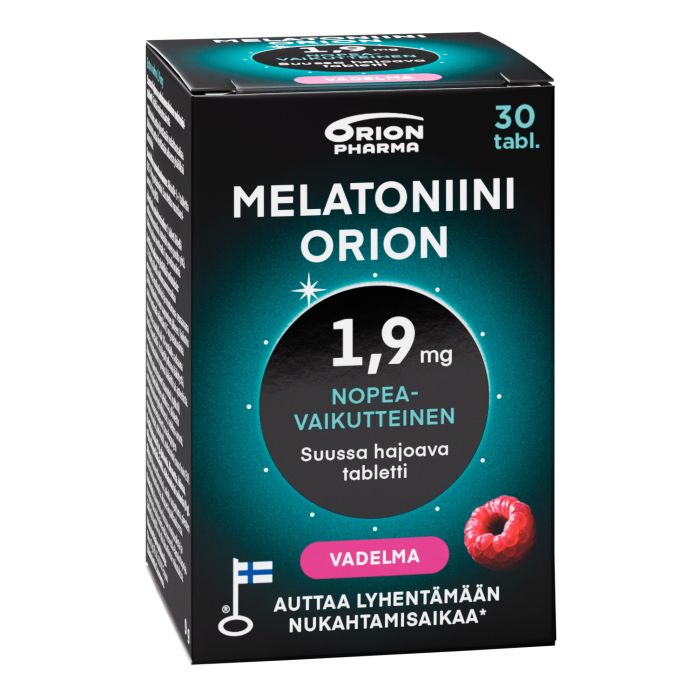 Melatoniini Orion 1,9 mg vadelma suussa hajoava tabletti 30 tabl bild 3