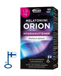 MELATONIINI ORION 1,9 MG PITKÄVAIK. 90 TABL