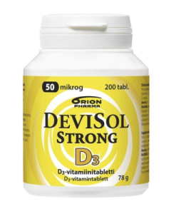 DEVISOL STRONG 50 MIKROG IMESKELYTABLETTI 200 TABL