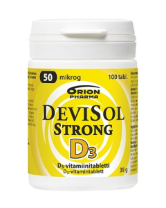DEVISOL STRONG 50 MIKROG IMESKELYTABLETTI 100 TABL
