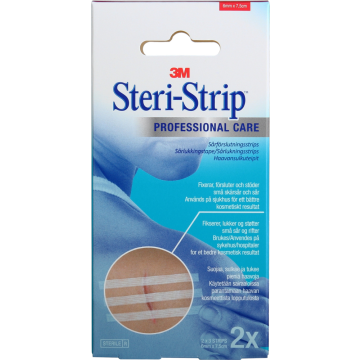 3M Steri-Strip haavansulkuteippi valk.  6mmx7,5cm 2x3 kpl