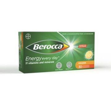 BEROCCA ENERGY ORANGE PORETABLETTI 30 kpl