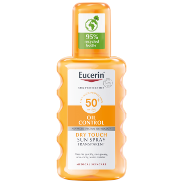 Eucerin Sun Spray Transparent SPF50 auringonsuojaspray 200 ml