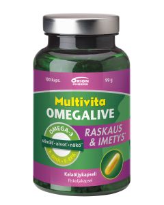 Multivita Omegalive raskaus&imetys 100 kaps