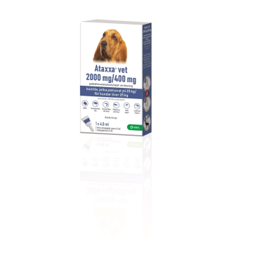 ATAXXA VET 2000/400 mg paikallisvaleluliuos (koirille yli 25 kg)4 ml