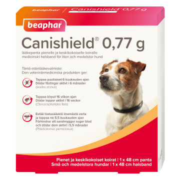 CANISHIELD lääkepanta 0.77 g pienelle ja keskikokoiselle koiralle, 48 cm 1 pss