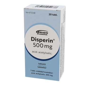 DISPERIN 500 mg tabl 20 fol
