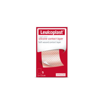 LEUKOPLAST CUTICELL CONTACT 5 CM X 7,5 CM (79991-02) 5 KPL