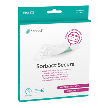 Sorbact Secure 8cm x 10cm CE 98148 5 kpl