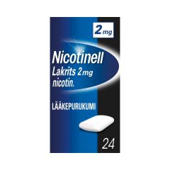 NICOTINELL LAKRITS lääkepurukumi 2 mg 24 fol