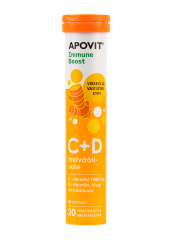 Apovit Immune Boost C- ja D-vit.inkivääri poretabletti 20 tabl