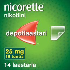 NICORETTE 25 mg/16 h depotlaast 14 kpl