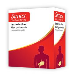 Simex 80 mg purutabl simeticon 100 fol